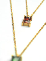 Brisbane Red Smaragd Necklace
