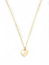 Byron Bay Golden Heart Necklace