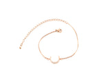 Hanoi Half Moon Bracelet Roségold