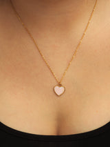 Byron Bay Golden Heart Necklace