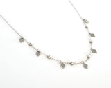 Cannes Rhombus Choker Silber